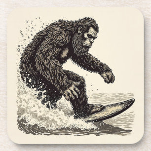 Bigfoot Surft Getränkeuntersetzer