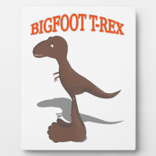 Bigfoot T-Rex Zeichnend Fotoplatte