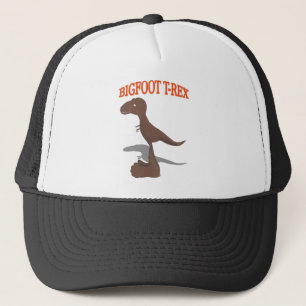 Bigfoot T-Rex Zeichnend Truckerkappe