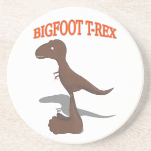 Bigfoot T-Rex Zeichnend Untersetzer