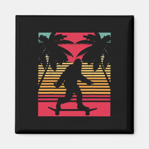 Bigfoot T-Shirt Skateboards Vintage Lustiges Chris Magnet