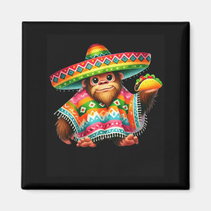 Bigfoot Taco Cinco De Mayo Sasquatch Mexikanische  Magnet