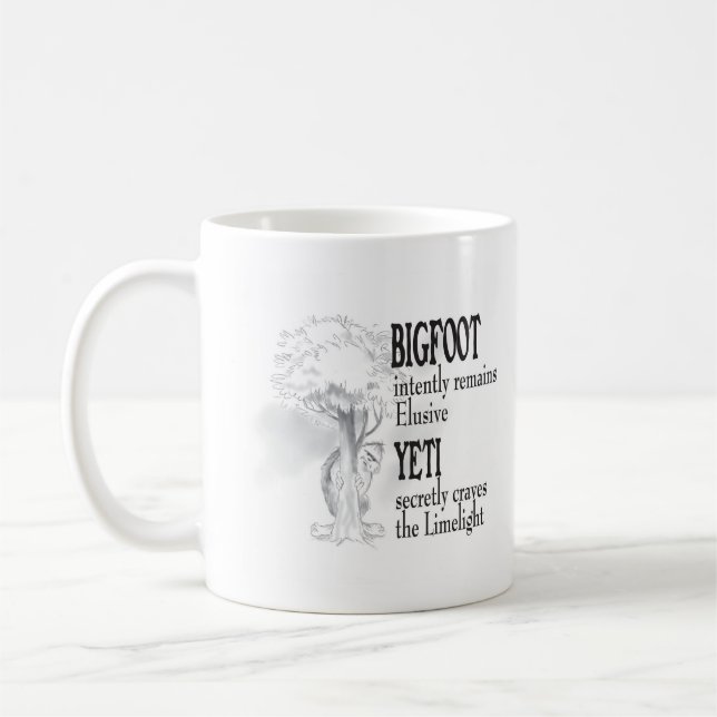 Bigfoot-Tasse Kaffeetasse (Links)