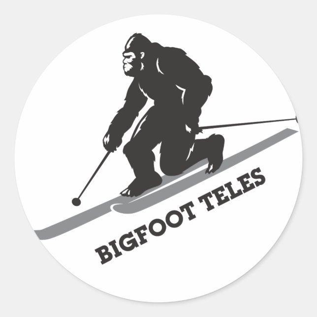 Bigfoot Teles Sticker (Vorderseite)