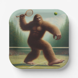 Bigfoot Tennis Pappteller