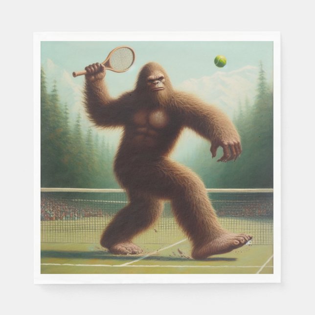 Bigfoot Tennis Serviette (Vorderseite)