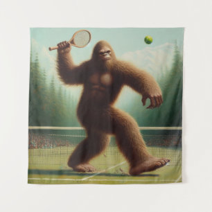 Bigfoot Tennis Wandteppich