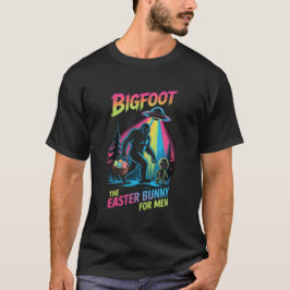 Bigfoot The Easter Bunny Herren T-Shirt Sasquatch