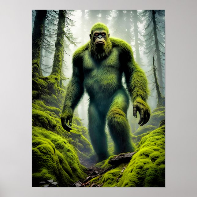 Bigfoot, The Green Machine - 12 x 16 Poster (Vorne)
