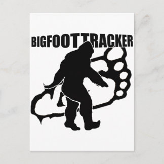 Bigfoot TRACKER Postkarte