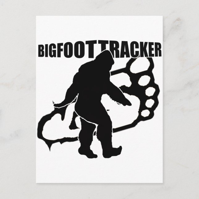 Bigfoot TRACKER Postkarte (Vorderseite)
