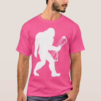 Bigfoot Traditionelle Bogenschießen Bow Bowhunting T-Shirt