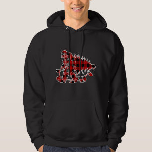 Bigfoot Tragend Weihnachtsbaum Sasquatch Glaube Hoodie