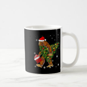 Bigfoot Tragend Weihnachtsbaum Sasquatch Glaube Kaffeetasse