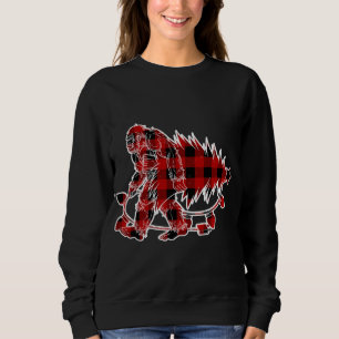 Bigfoot Tragend Weihnachtsbaum Sasquatch Glaube Sweatshirt