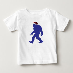 Bigfoot trägt einen Santa Claus-Hut Baby T-shirt