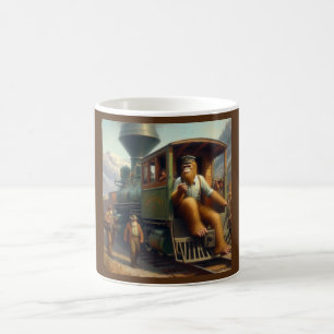 Bigfoot Train Engineer Kaffeetasse