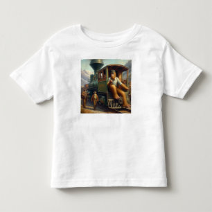 Bigfoot Train Engineer Kleinkind T-shirt