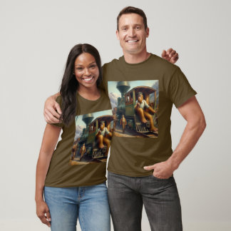 Bigfoot Train Engineer T-Shirt