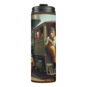 Bigfoot Train Engineer Thermosbecher