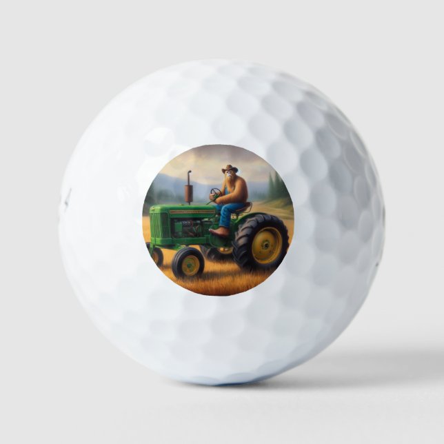 Bigfoot Traktor Golfball (Vorderseite)