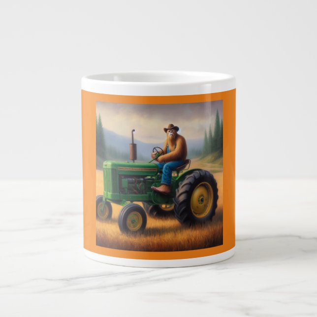 Bigfoot Traktor Jumbo-Tasse (Vorderseite)