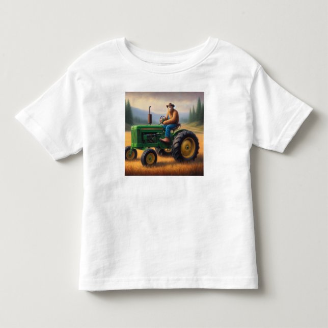 Bigfoot Traktor Kleinkind T-shirt (Vorderseite)
