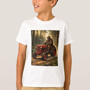 Bigfoot-Traktordesign für Farmer-Daddy-Bauernhof T-Shirt