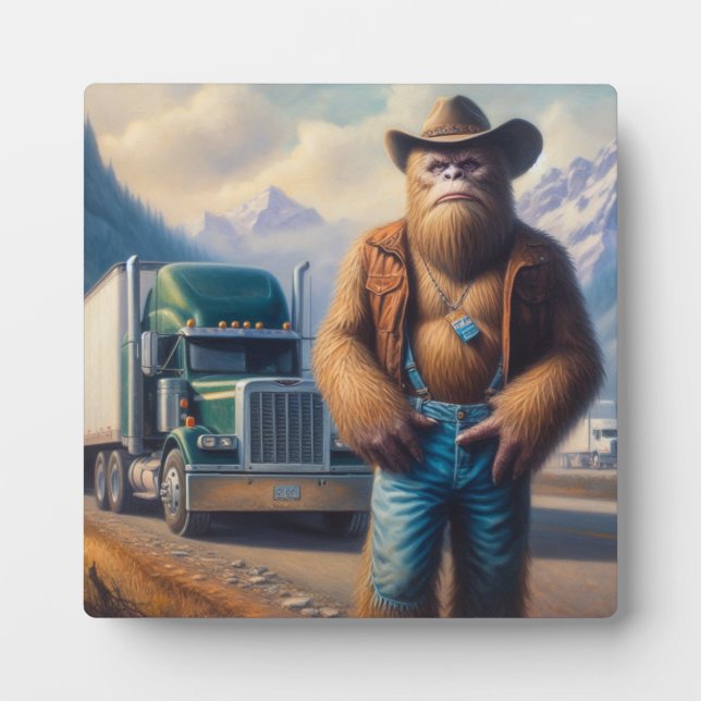 Bigfoot Truck Fotoplatte (Vorderseite)