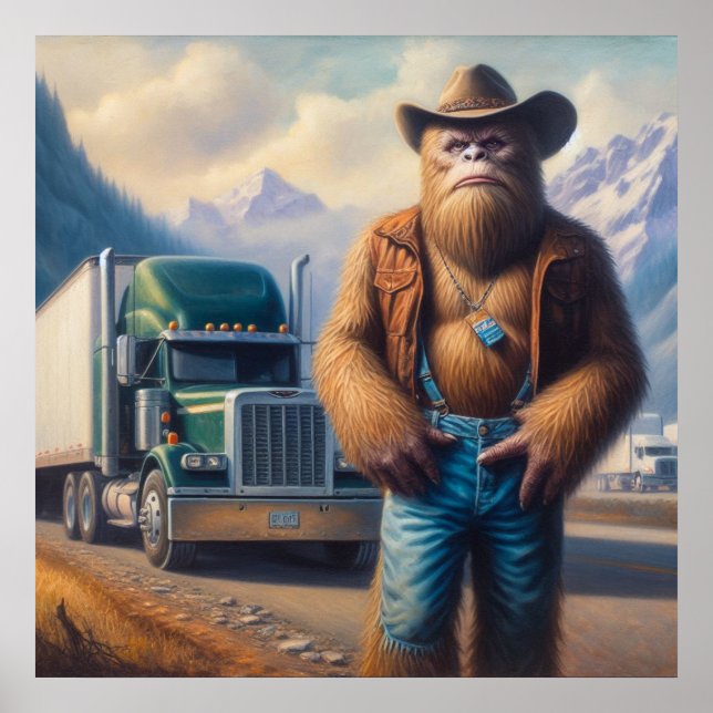Bigfoot Truck Poster (Vorne)