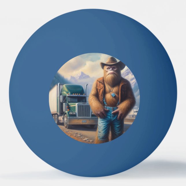 Bigfoot Truck Tischtennisball (Vorderseite)