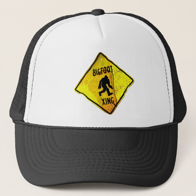 Bigfoot Truckerkappe (Vorderseite)