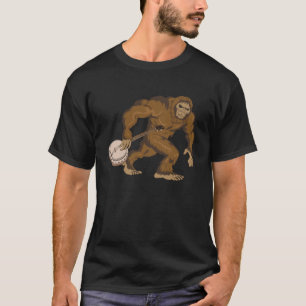 Bigfoot u. Banjo - Sasquatch Silhouette Retro T-Shirt