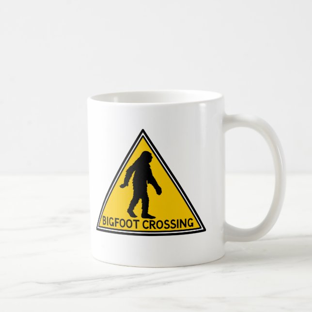 Bigfoot-Überfahrt-Tasse Tasse (Rechts)