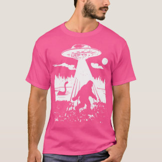 Bigfoot Ufo Abduction Funny Sasquatch Außerirdisch T-Shirt
