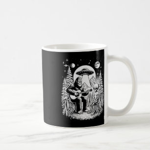 Bigfoot Ufo Alien um das Lagerfeuer Natur Wandern Kaffeetasse