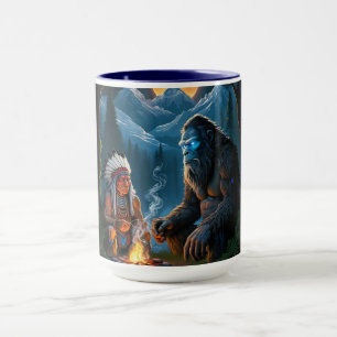 Bigfoot und die Ansammlung des Moonlit-Waldes Tasse