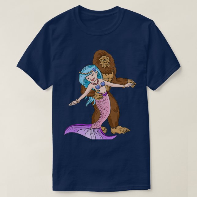 Bigfoot und Mermaid Ballroom Dancing s Mermaid T-Shirt (Design vorne)