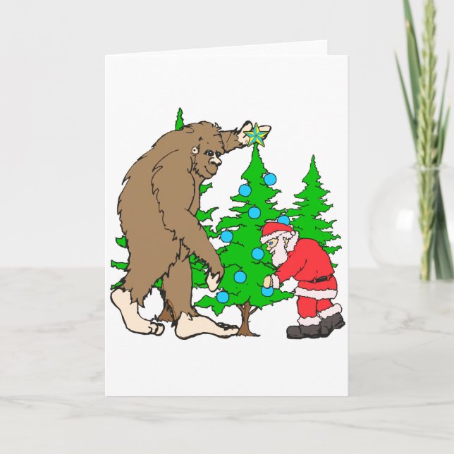 Bigfoot und Weihnachten (Vorderseite)