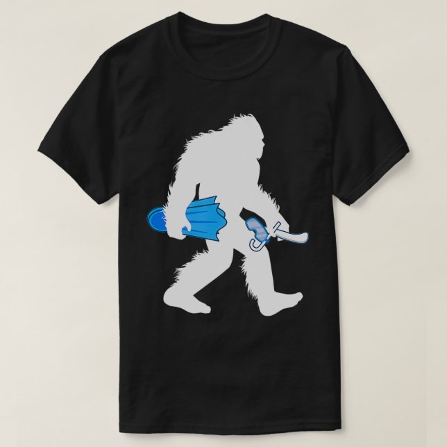 Bigfoot Underwater Hockey Octopush Water Sport Sa T-Shirt (Design vorne)
