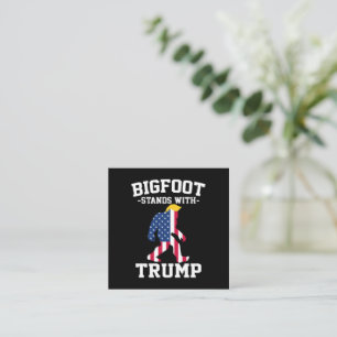 Bigfoot unterstützt Trump 2024 Wahlen Begleitkarte