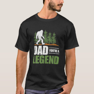 Bigfoot Vater Sie sind ein Legend Funny Sasquatch  T-Shirt