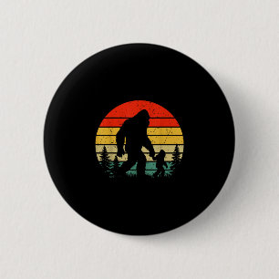 Bigfoot Vater & Sohn passende familien vintage Button