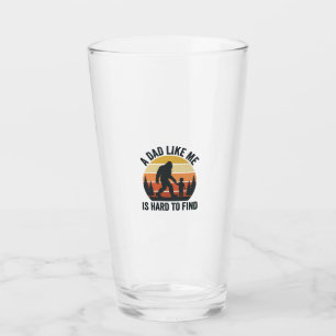Bigfoot-Vater wie mich zu finden ist schwer Vintag Glas