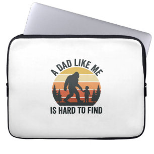 Bigfoot-Vater wie mich zu finden ist schwer Vintag Laptopschutzhülle