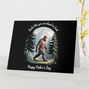 Bigfoot Vatertag Sasquatch Funny Vater Karte