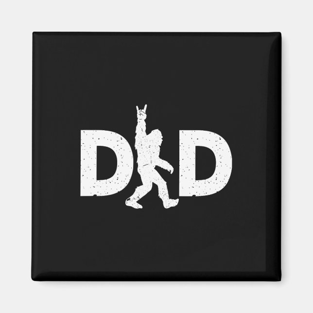 Bigfoot Vathers Day Magnet (Vorne)