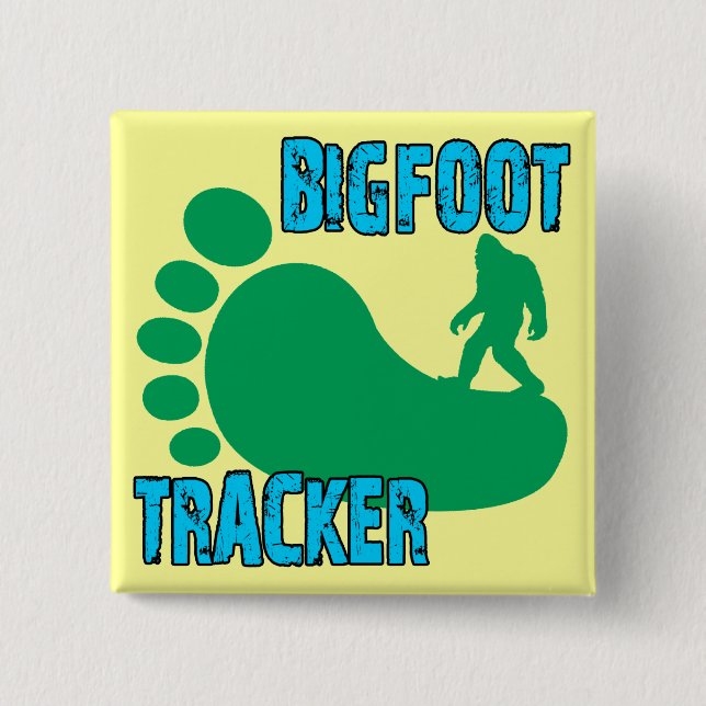 Bigfoot-Verfolger Button (Vorderseite)