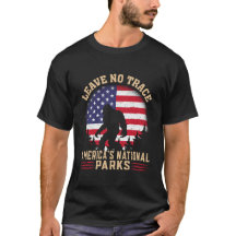 Bigfoot Verlass No Trace America National Parks T-
