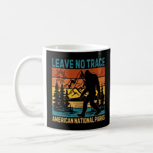 Bigfoot Verließ No Trace American National Kaffeetasse (Links)